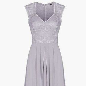 Grey (Purple) Lace Dress